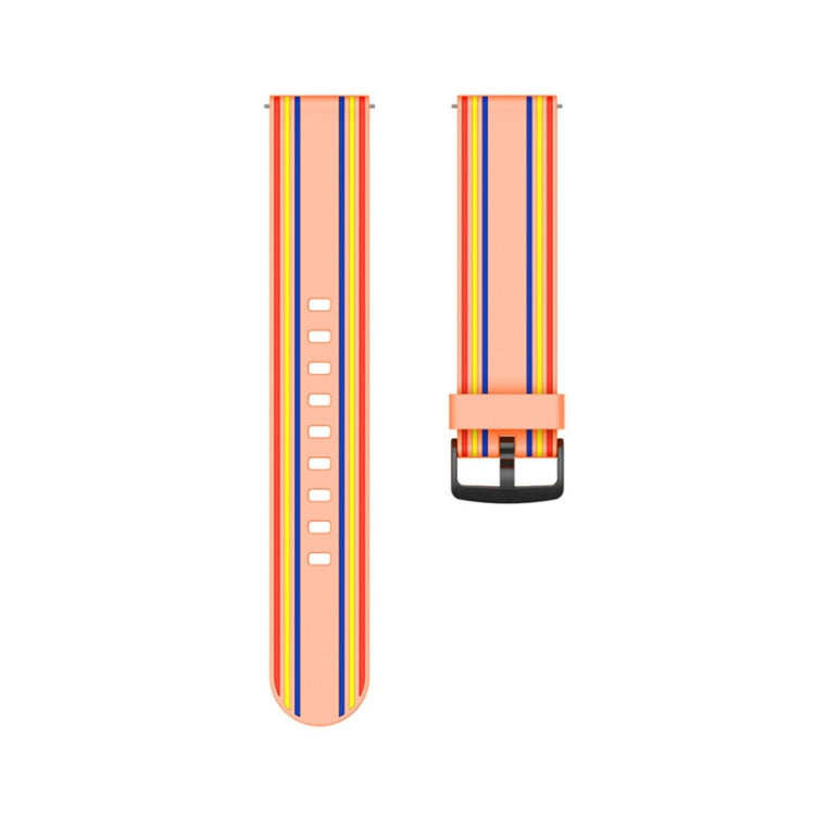 22mm For Huawei Watch GT2e / GT / GT2 46MM Striped Silicone Strap