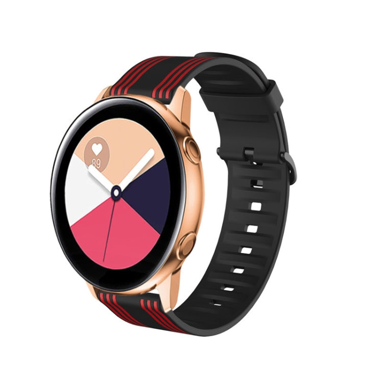 22mm For Huawei Watch GT2e / GT / GT2 46MM Striped Silicone Strap