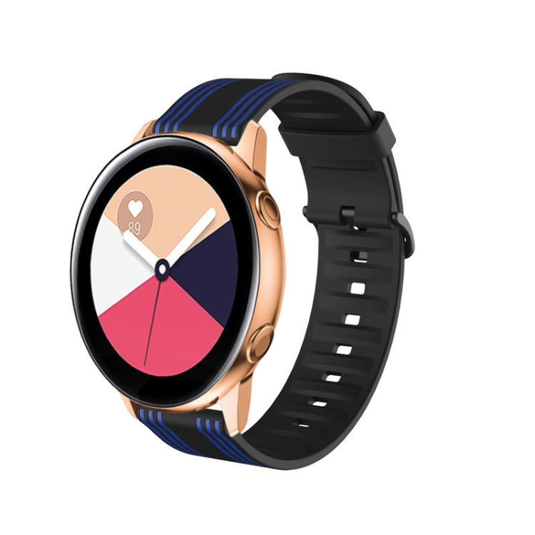 22mm For Huawei Watch GT2e / GT / GT2 46MM Striped Silicone Strap