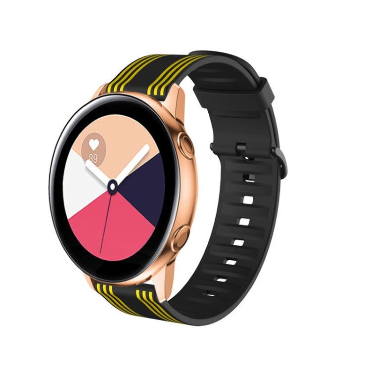 22mm For Huawei Watch GT2e / GT / GT2 46MM Striped Silicone Strap