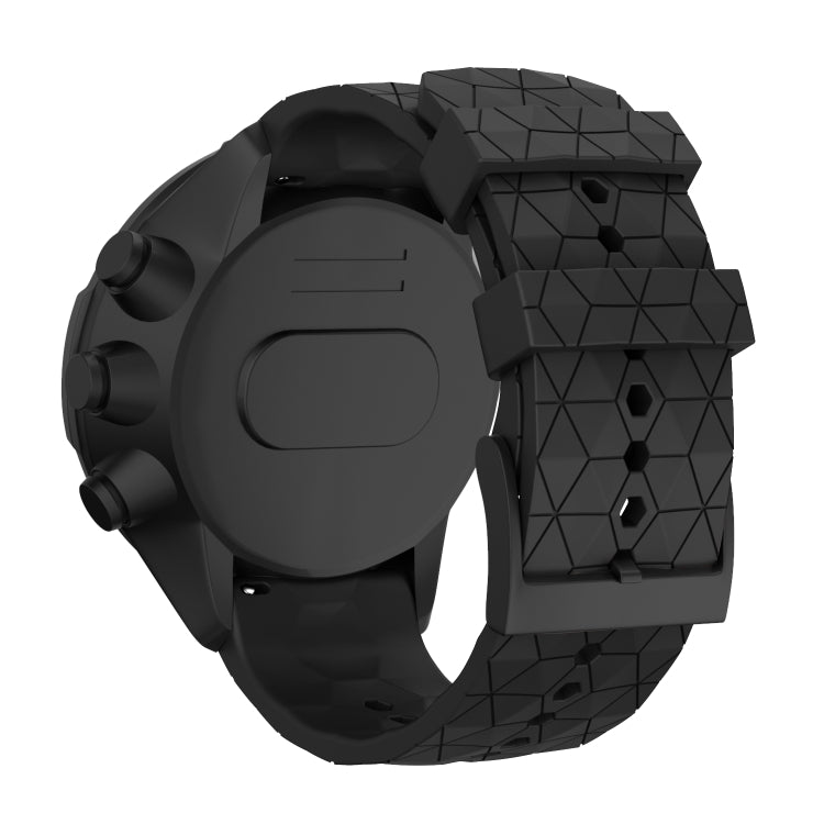 For Suunto Spartan Sport & Suunto 9 / 9 Baro / D5 Universal Football Texture Silicone Strap