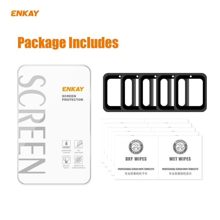 5 PCS ENKAY Hat-Prince 3D Full Screen Soft PC Edge + PMMA HD Screen Protector Film, For Redmi Watch (5 PCS), For Huawei B6 (5 PCS), For Venu 2 / Vivoactive 4 45mm (5 PCS), For Garmin Venu 2S / Vivoactive 4S 40mm (5 PCS)                                 ...