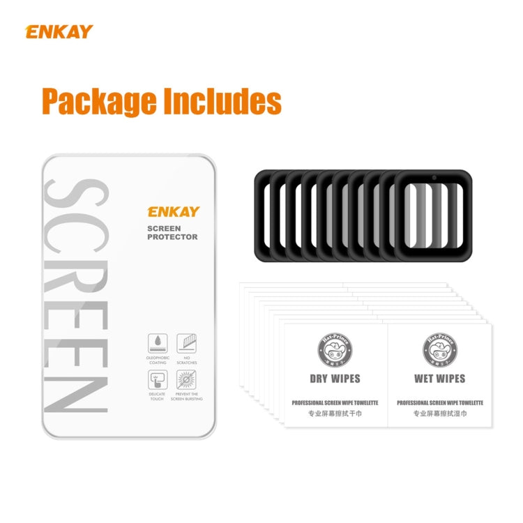 10 PCS ENKAY Hat-Prince 3D Full Screen Soft PC Edge + PMMA HD Screen Protector Film, For Redmi Watch (10 PCS), For Huawei B6 (10 PCS), For Venu 2 / Vivoactive 4 45mm (10 PCS), For Garmin Venu 2S / Vivoactive 4S 40mm (10 PCS)                            ...