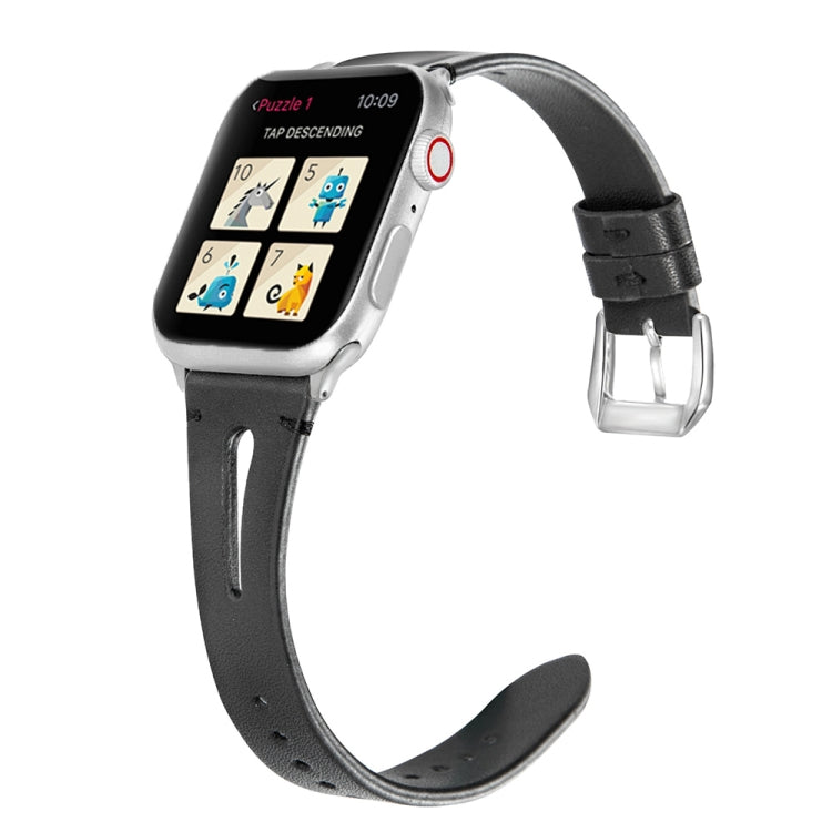 Leather Strap For Apple Watch Series, 7 41mm / 6&SE&5&4 40mm / 3&2&1 38mm, 7 45mm / 6&SE&5&4 44mm / 3&2&1 42mm