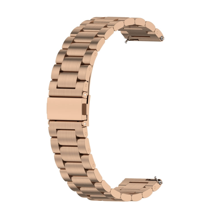 Three Bead Stainless Steel Strap, For Huawei Watch GT Runner / Watch GT 3 46mm, For Huawei watch GT 3 42mm / Watch GT 2 42mm