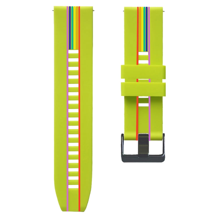 Rainbow Silicone Watchband, For Honor Magic Watch 2 46mm, For Honor Watch Dream
