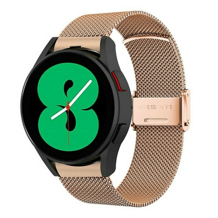 Milan Metal Steel Mesh One Buckle Strap, For Samsung Galaxy Watch 3 41mm, For Samsung Galaxy Watch 4 Classic 42mm / 46mm, For Samsung Galaxy Watch 4 40mm / 44mm, For Samsung Galaxy Gear Sport, For Samsung Galaxy Gear S2 Classic