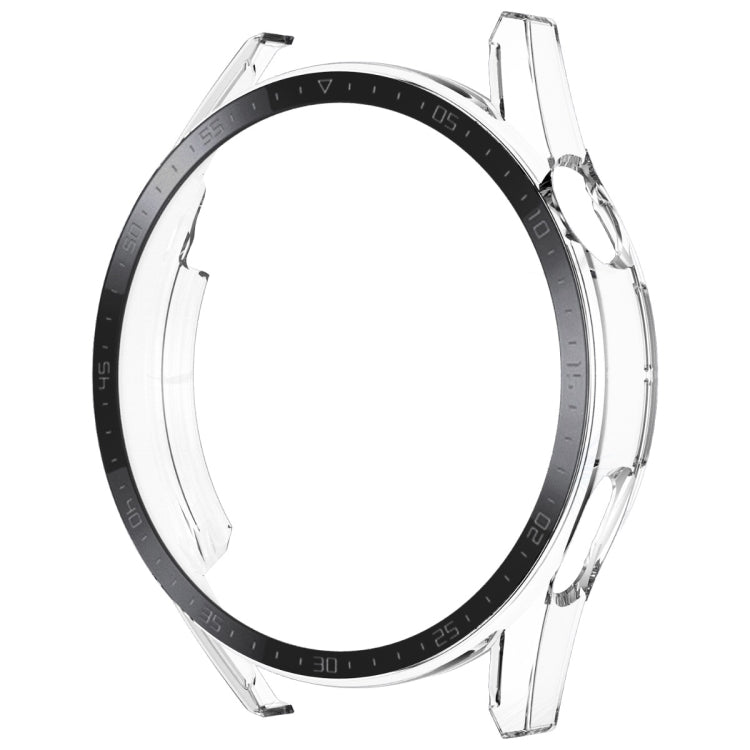 For Huawei Watch GT 3 46mm ENKAY Matte PC Frame + Tempered Glass Protector Case With Scale