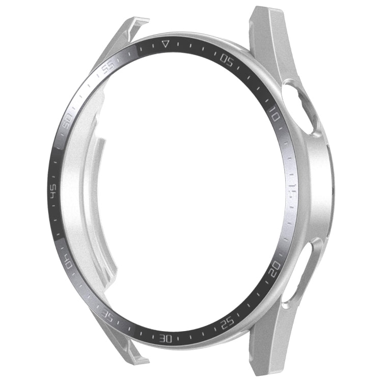 For Huawei Watch GT 3 46mm ENKAY Matte PC Frame + Tempered Glass Protector Case With Scale