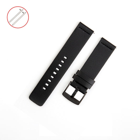 Leather Watch Strap, For Samsung Galaxy Watch 4 44mm, For Samsung Galaxy Watch 4 40mm, For Samsung Galaxy Watch 4 Classic 46mm, For Samsung Galaxy Watch 4 Classic 42mm, For Samsung Galaxy Watch Active 2 40mm, For Samsung Galaxy Watch Active 2 44mm