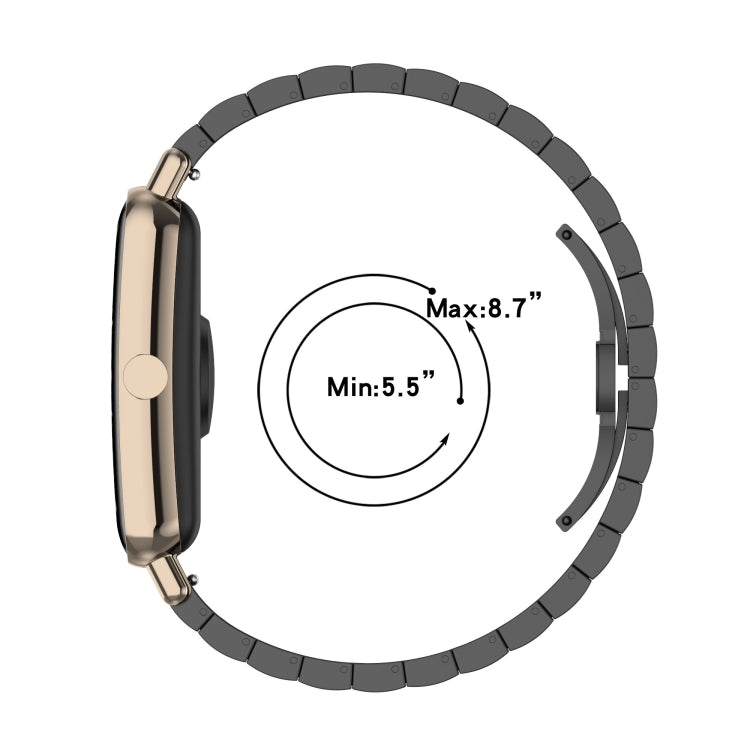 One Bead Metal Steel Watch Strap, For Huawei Fit Mini
