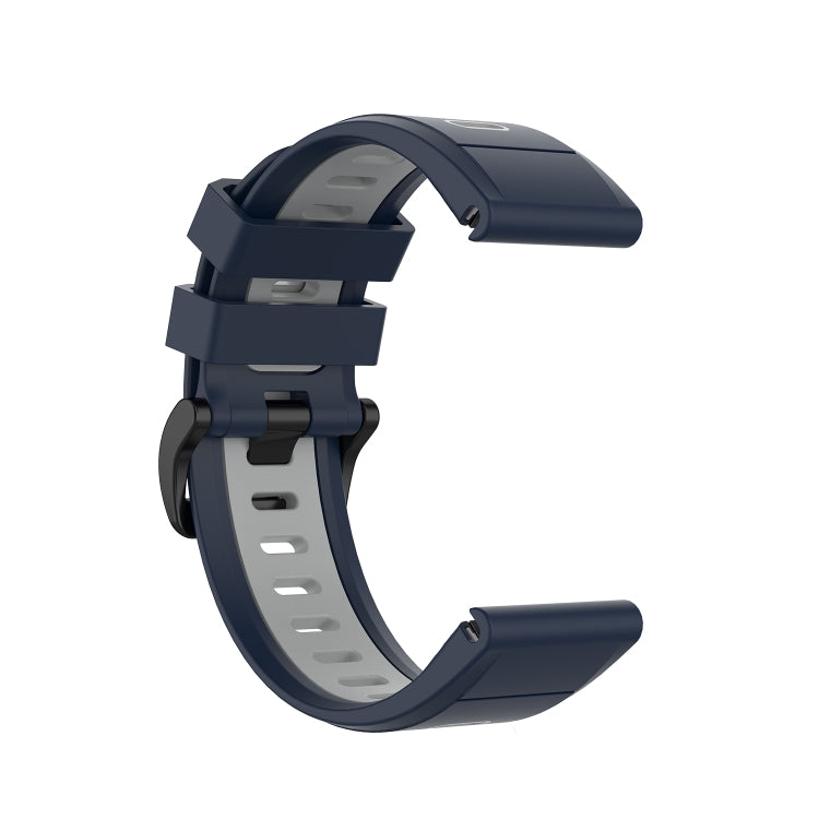 26mm Two-color Silicone Jack Watch Strap, For Garmin Fenix 7X