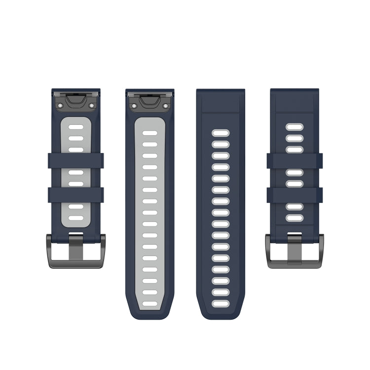 26mm Two-color Silicone Jack Watch Strap, For Garmin Fenix 7X