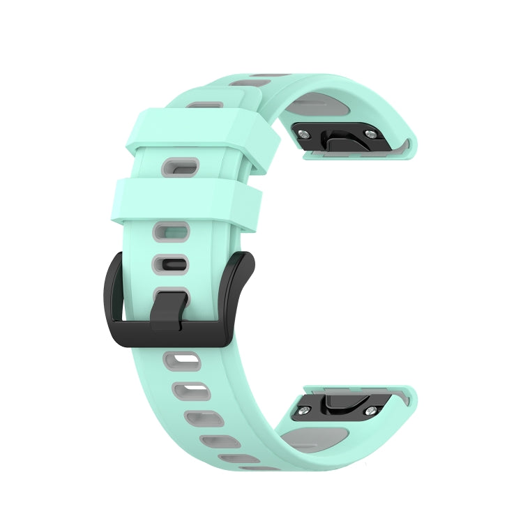 26mm Two-color Silicone Jack Watch Strap, For Garmin Fenix 7X