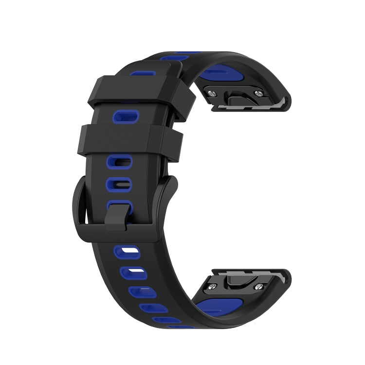 26mm Two-color Silicone Jack Watch Strap, For Garmin Fenix 7X