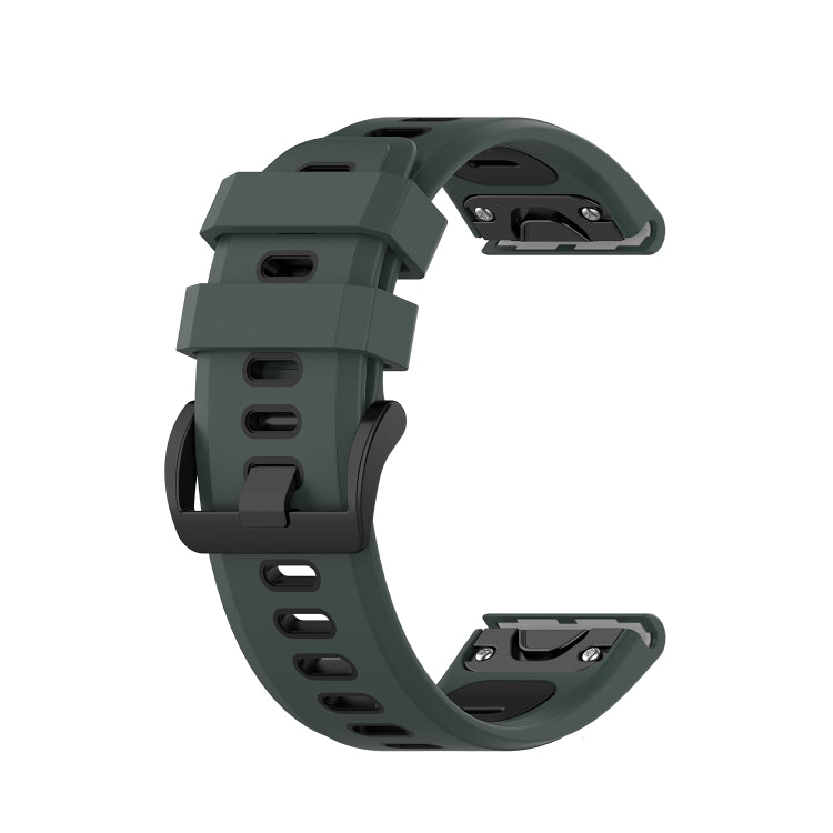 26mm Two-color Silicone Jack Watch Strap, For Garmin Fenix 7X