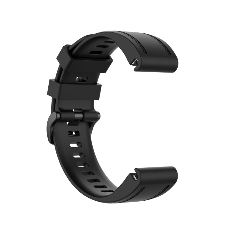 20mm Solid Color Silicone Quick Release Strap, For Garmin Fenix 7S