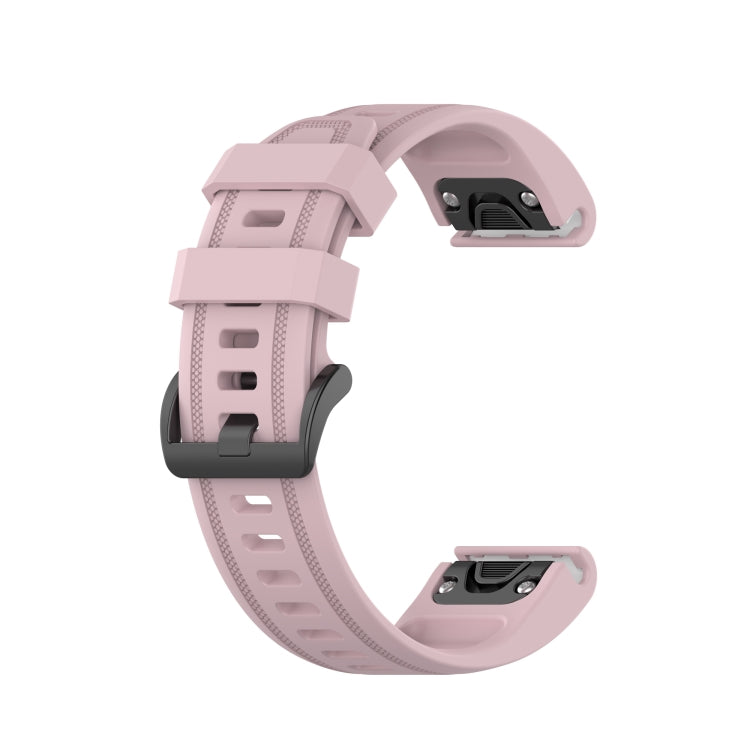 20mm Solid Color Silicone Quick Release Strap, For Garmin Fenix 7S