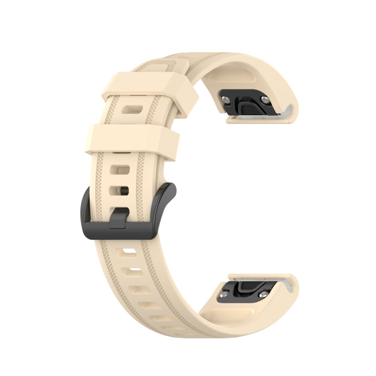 20mm Solid Color Silicone Quick Release Strap, For Garmin Fenix 7S