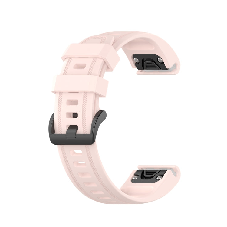 20mm Solid Color Silicone Quick Release Strap, For Garmin Fenix 7S