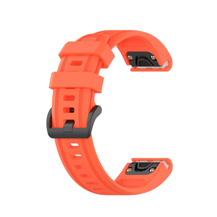20mm Solid Color Silicone Quick Release Strap, For Garmin Fenix 7S