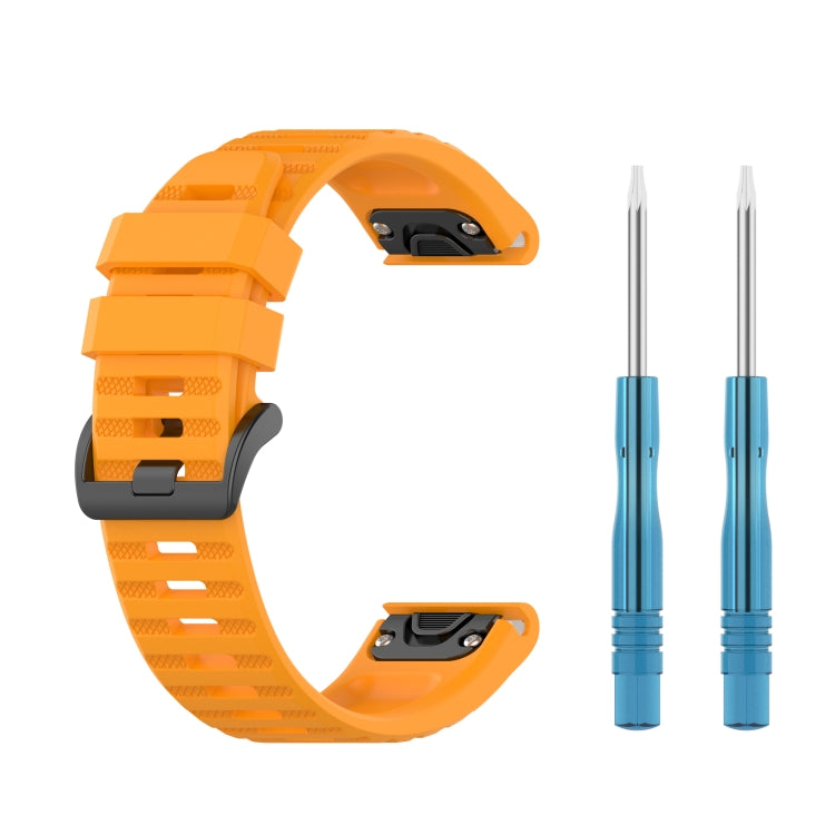 22mm Solid Color Silicone Quick Release Strap,, For Garmin Fenix 7 / EPIX