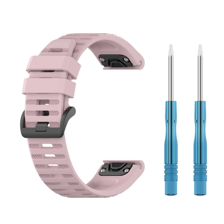 22mm Solid Color Silicone Quick Release Strap,, For Garmin Fenix 7 / EPIX