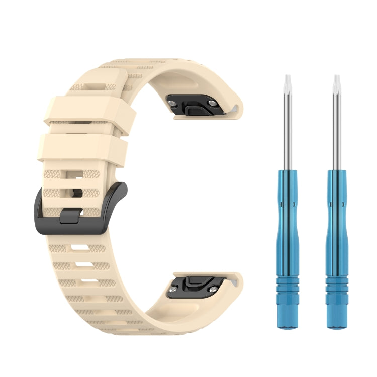 22mm Solid Color Silicone Quick Release Strap,, For Garmin Fenix 7 / EPIX