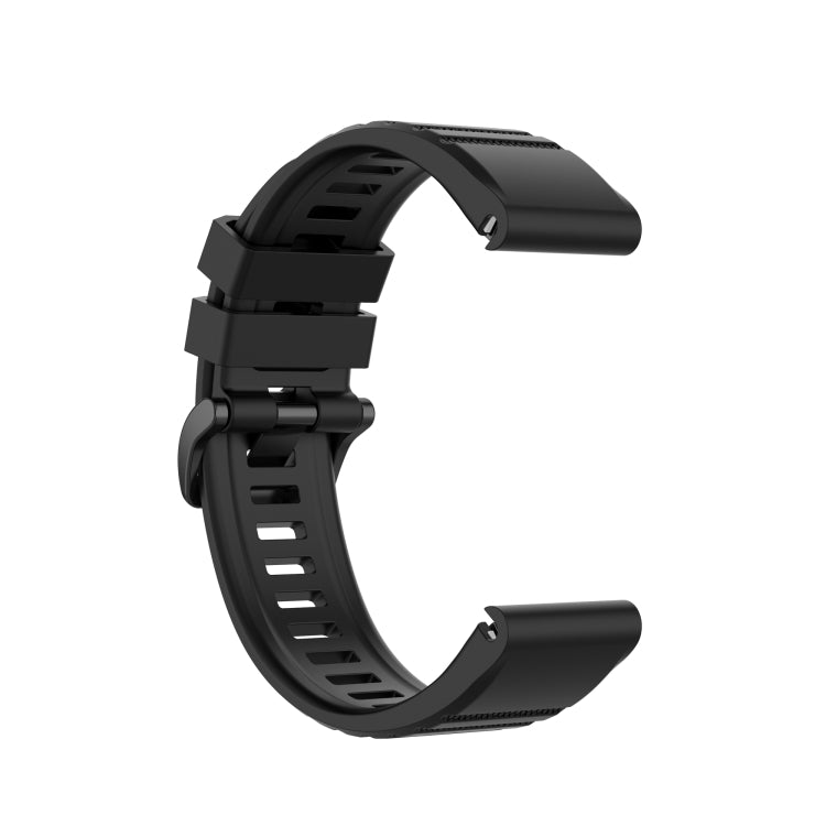 26mm Solid Color Silicone Quick Release Strap, For Garmin Fenix 7X