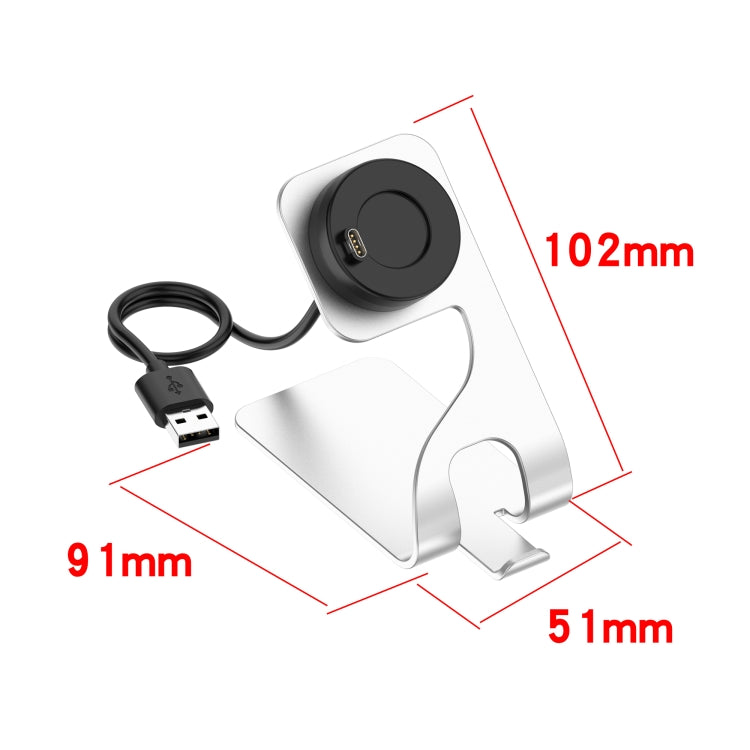 Smart Watch Metal Charger Stand, For Garmin Fenix 7, For Garmin Fenix 7S, For Garmin Fenix 7X