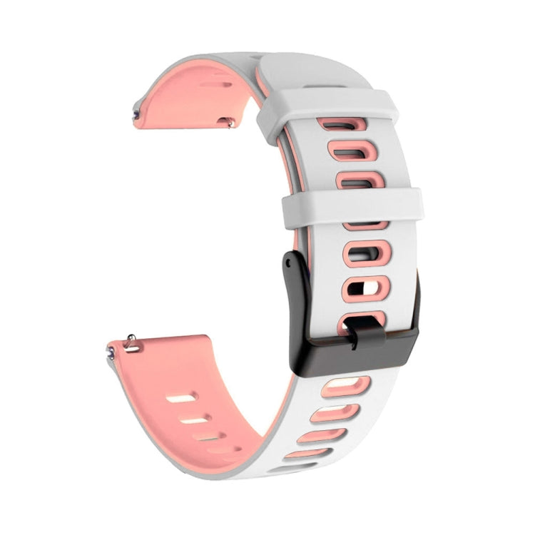 20mm Mixed-color Silicone Strap, For Garmin Venu sq, For Garmin Forerunner 645 Music