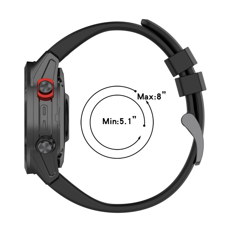 20mm Silicone Solid Color Watch Band, For Garmin Fenix 5S, For Garmin Fenix 5S Plus