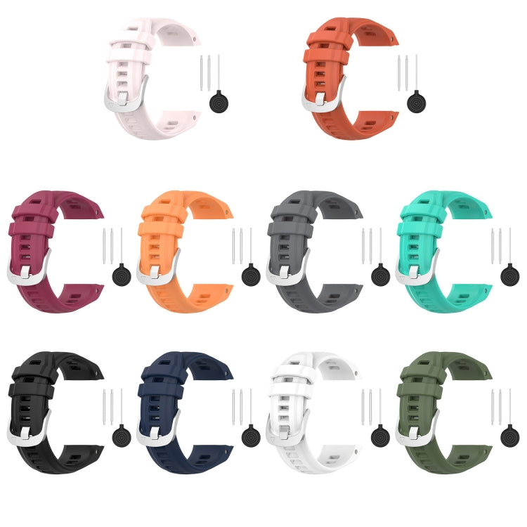 20mm Silicone Solid Color Watch Band, For Garmin instinct 2S