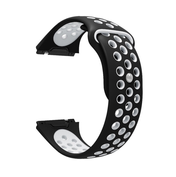 For Fitbit Ionic Breathable Two-tone Silicone Watch Band