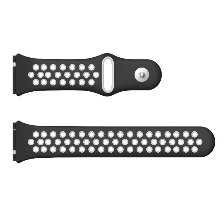 For Fitbit Ionic Breathable Two-tone Silicone Watch Band