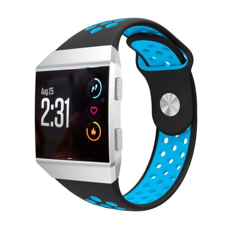 For Fitbit Ionic Breathable Two-tone Silicone Watch Band
