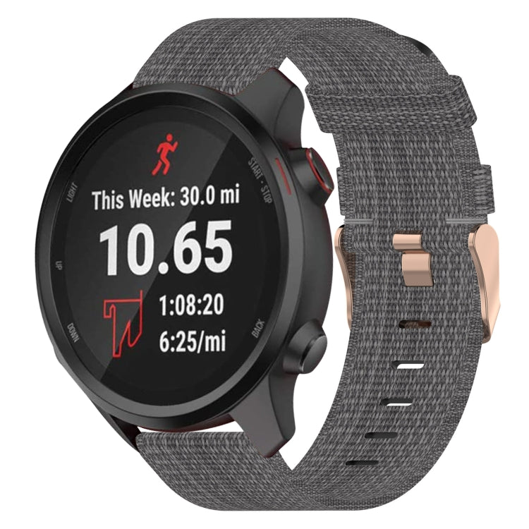 20mm Nylon Woven Watch Band, For Garmin Garminmove Style, For Garmin Vivomove, For Garmin Vivomove HR Sport, For Garmin Vivoactive 3, For Garmin Vivoactive3 Music, For Garmin Forerunner 245