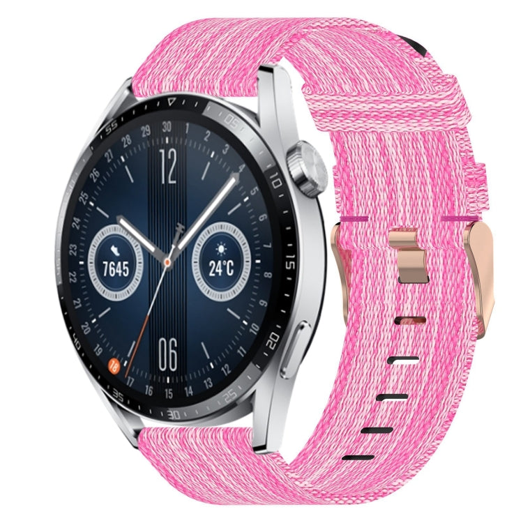 22mm Nylon Woven Watch Band, For Huawei Watch GT3 Pro 46mm, For Huawei Watch GT3 46mm, For Huawei Watch GT Runner, For Huawei Watch 3, For Huawei Watch 3 Pro, For Huawei GT2 Pro