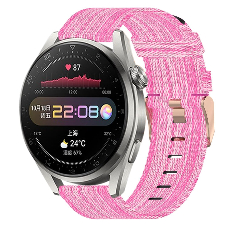 22mm Nylon Woven Watch Band, For Huawei Watch GT3 Pro 46mm, For Huawei Watch GT3 46mm, For Huawei Watch GT Runner, For Huawei Watch 3, For Huawei Watch 3 Pro, For Huawei GT2 Pro