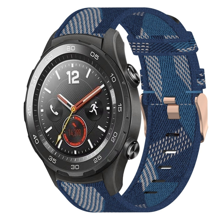 20mm Nylon Woven Watch Band, For Huawei Watch GT3 Pro 43mm, For Huawei Watch GT3 42mm, For Huawei Watch GT2 42mm, For Huawei Watch 2, For Honor Watch ES, For Honor MagicWatch2 42mm