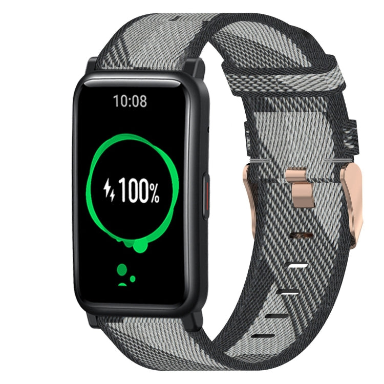 20mm Nylon Woven Watch Band, For Huawei Watch GT3 Pro 43mm, For Huawei Watch GT3 42mm, For Huawei Watch GT2 42mm, For Huawei Watch 2, For Honor Watch ES, For Honor MagicWatch2 42mm