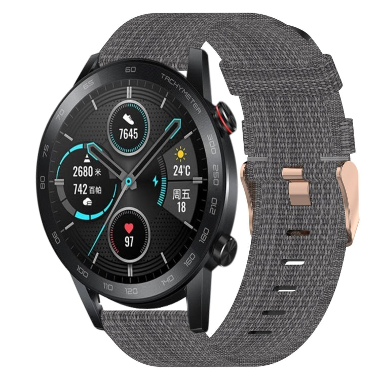20mm Nylon Woven Watch Band, For Huawei Watch GT3 Pro 43mm, For Huawei Watch GT3 42mm, For Huawei Watch GT2 42mm, For Huawei Watch 2, For Honor Watch ES, For Honor MagicWatch2 42mm