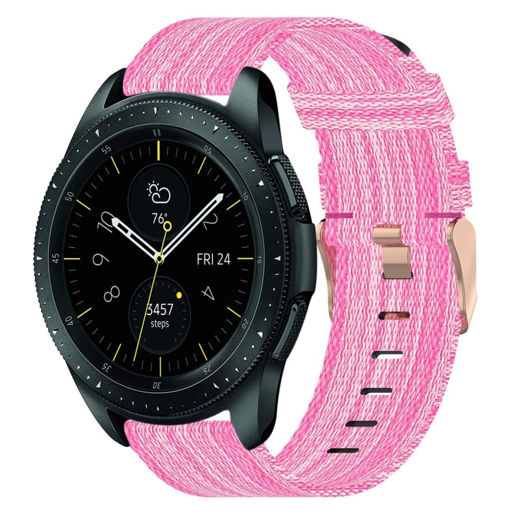 20mm Nylon Woven Watch Band, For Samsung Galaxy Watch Active 2 44mm, For Samsung Galaxy Watch Active 40mm, For Samsung Galaxy Watch 42mm, For Samsung Gear Sport, For Samsung Gear S2 Classic