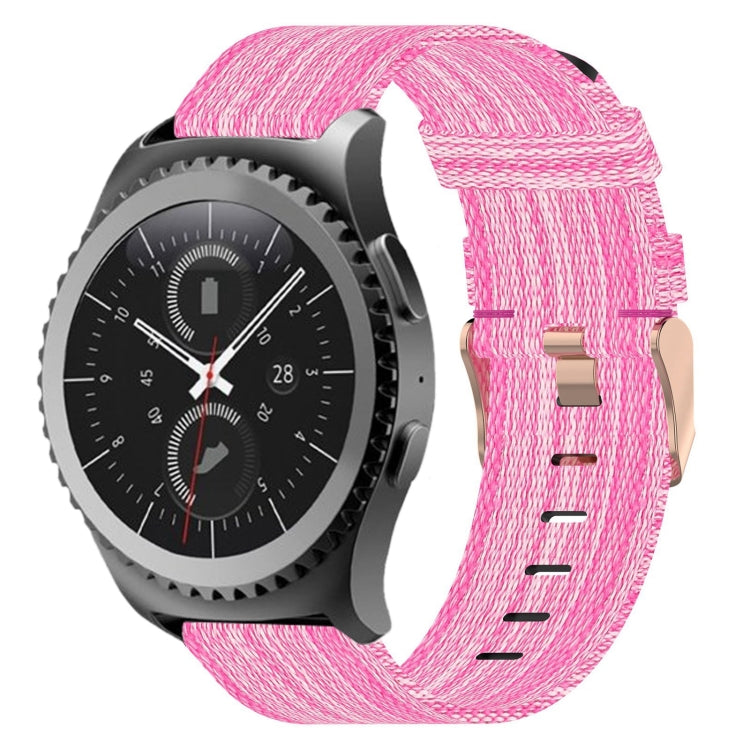20mm Nylon Woven Watch Band, For Samsung Galaxy Watch Active 2 44mm, For Samsung Galaxy Watch Active 40mm, For Samsung Galaxy Watch 42mm, For Samsung Gear Sport, For Samsung Gear S2 Classic