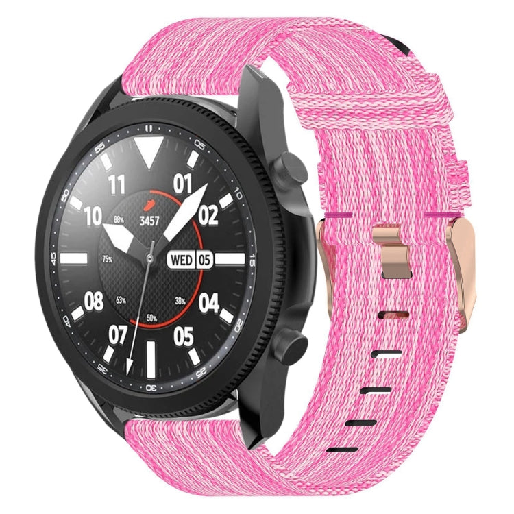 20mm Nylon Woven Watch Band, For Samsung Galaxy Watch5 40mm, For Samsung Galaxy Watch5 44mm, For Samsung Galaxy Watch5 Pro 45mm, For Samsung Galaxy Watch4 40mm, For Samsung Galaxy Watch4 44mm, For Samsung Galaxy Watch4 Classic 46mm