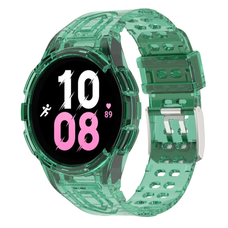 Armor Integrated TPU Double-Pin Buckle Smart Watch Band, For Samsung Galaxy Watch5 40mm, For Samsung Galaxy Watch5 44mm, For Samsung Galaxy Watch4 44mm