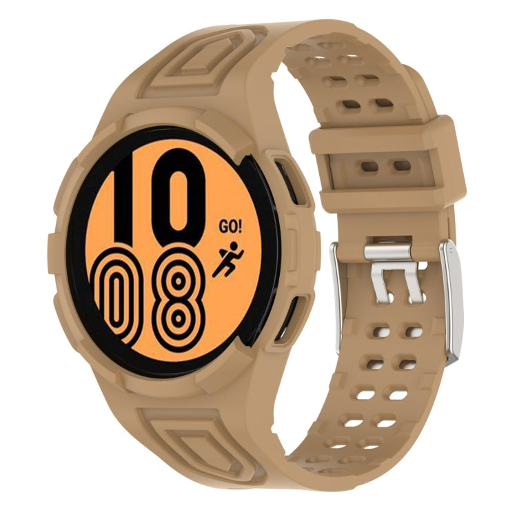 Armor Integrated TPU Double-Pin Buckle Smart Watch Band, For Samsung Galaxy Watch5 40mm, For Samsung Galaxy Watch5 44mm, For Samsung Galaxy Watch4 44mm