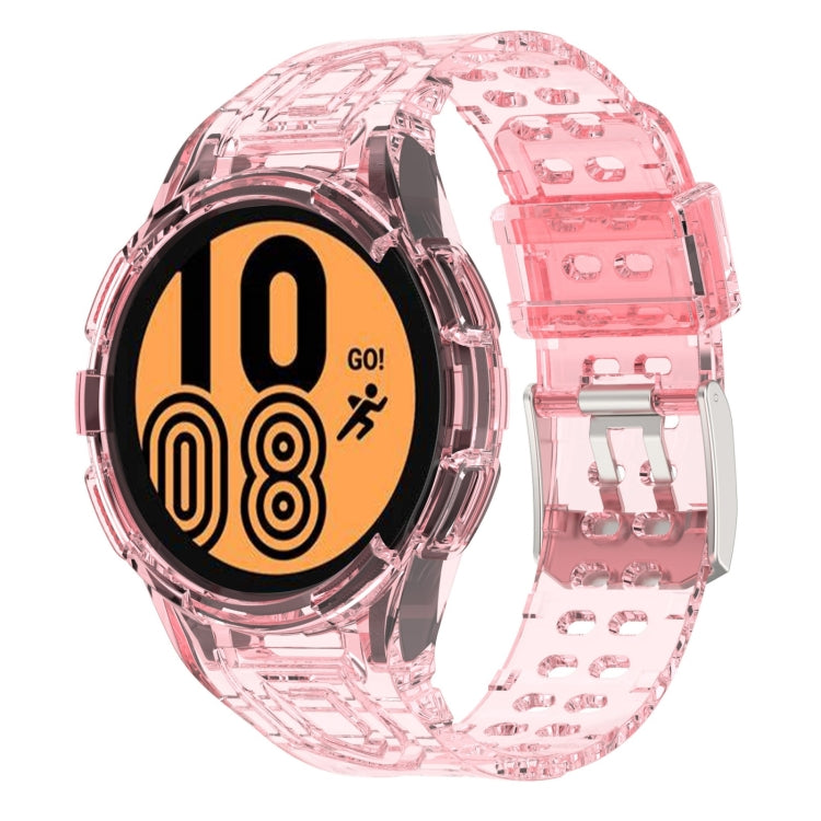 Armor Integrated TPU Double-Pin Buckle Smart Watch Band, For Samsung Galaxy Watch5 40mm, For Samsung Galaxy Watch5 44mm, For Samsung Galaxy Watch4 44mm
