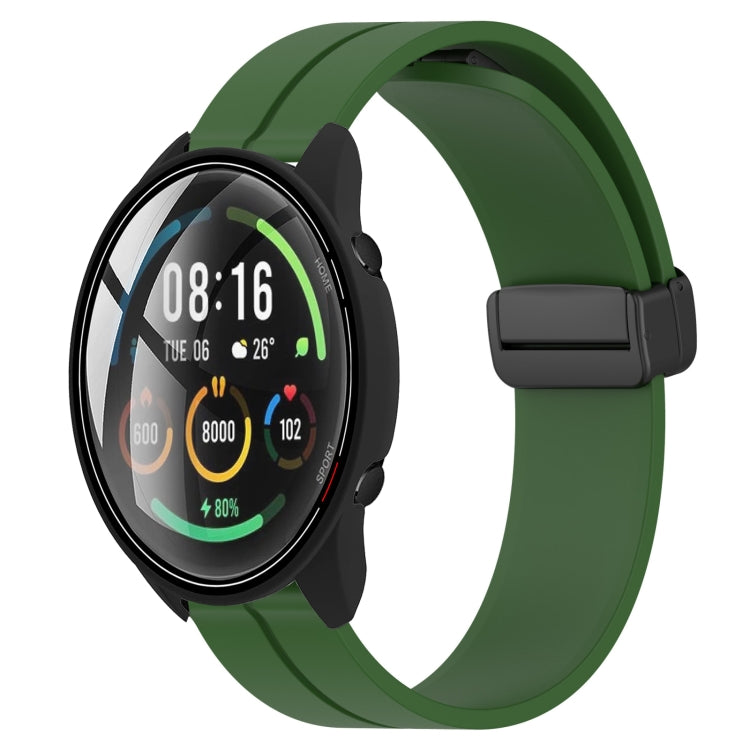 22mm Solid Color Magnetic Clasp Silicone Watch Band, For Xiaomi MI Watch Color