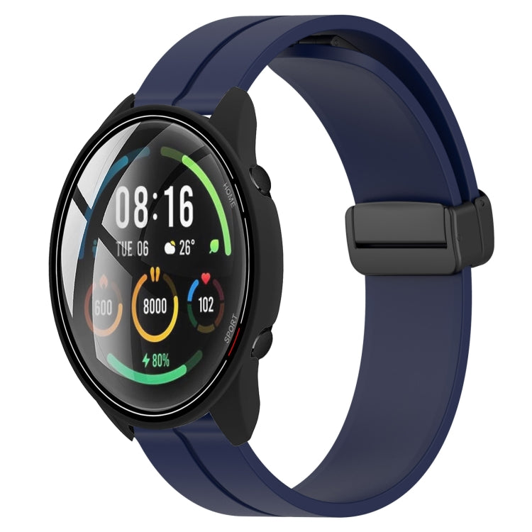 22mm Solid Color Magnetic Clasp Silicone Watch Band, For Xiaomi MI Watch Color